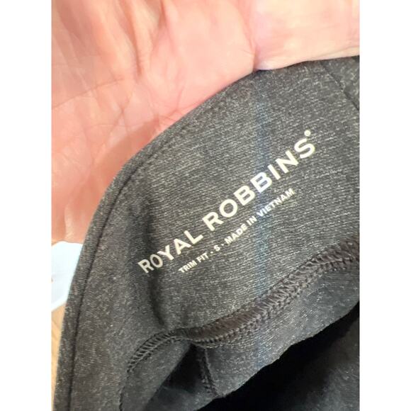 NWT Royal Robbins small charcoal gray Lucerne Ponte pants Trim Fit Slim Leg - Picture 4 of 6
